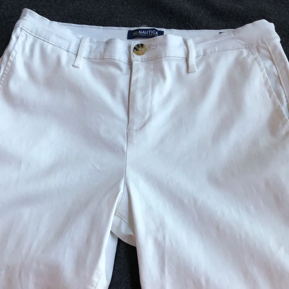 Nautica Ladies Cotton/Tercel Stretch Ankle Pant With Pockets Size 6/28